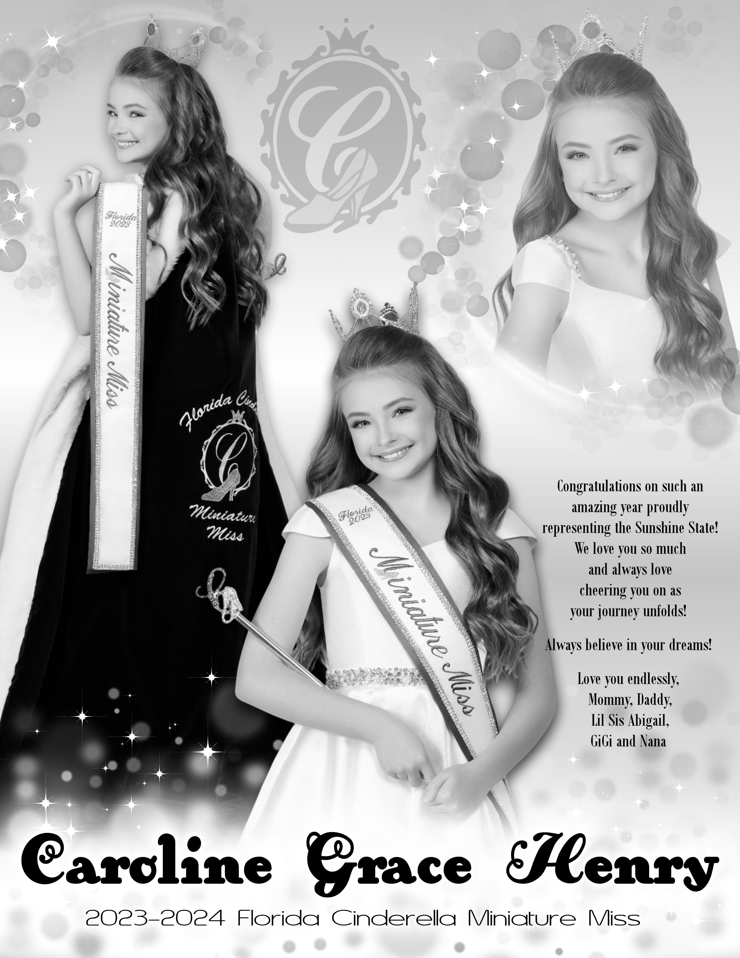 Multi Image Pageant Ad – House of Style Graphics
