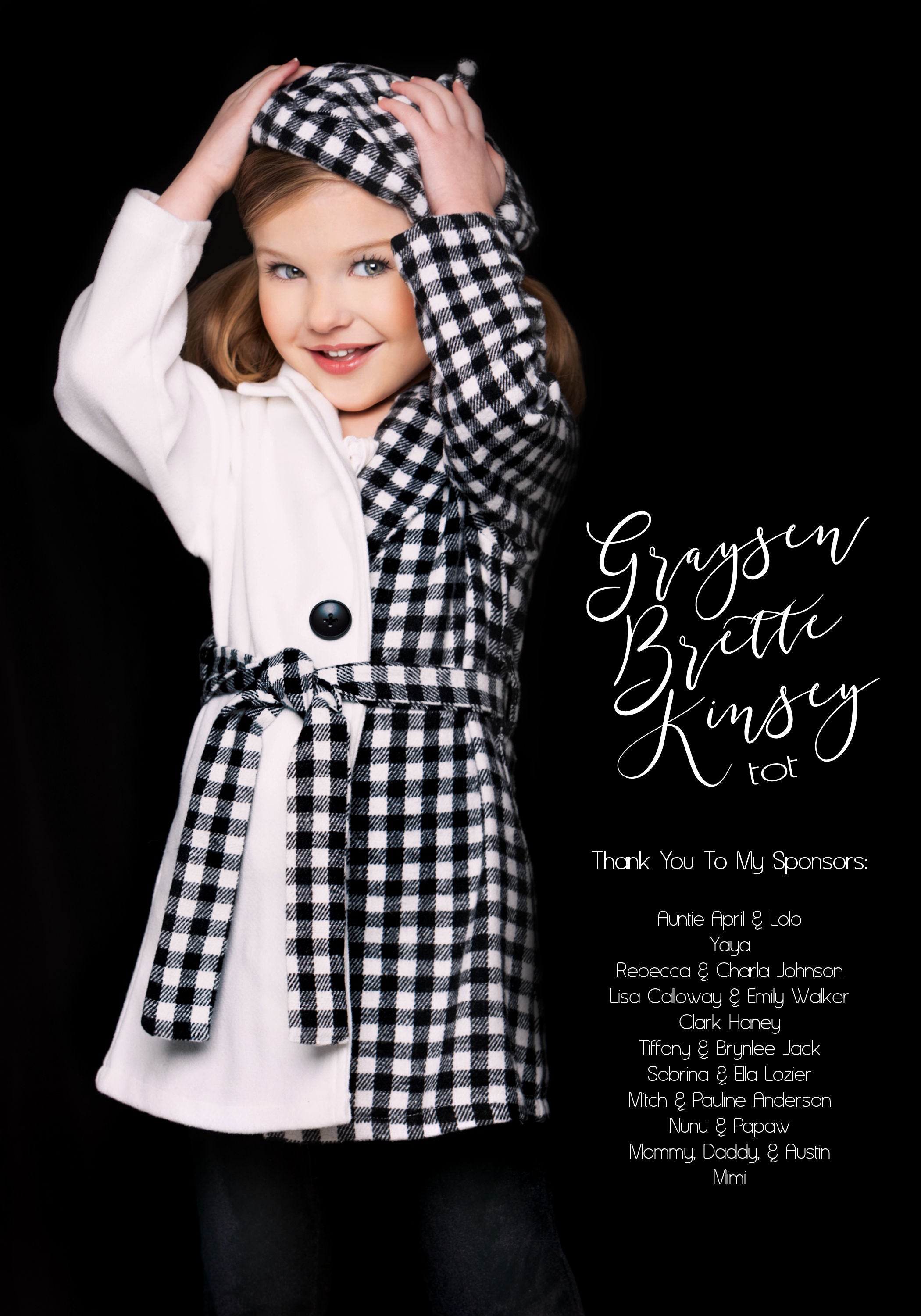 Single Image Pageant Ad – House of Style Graphics