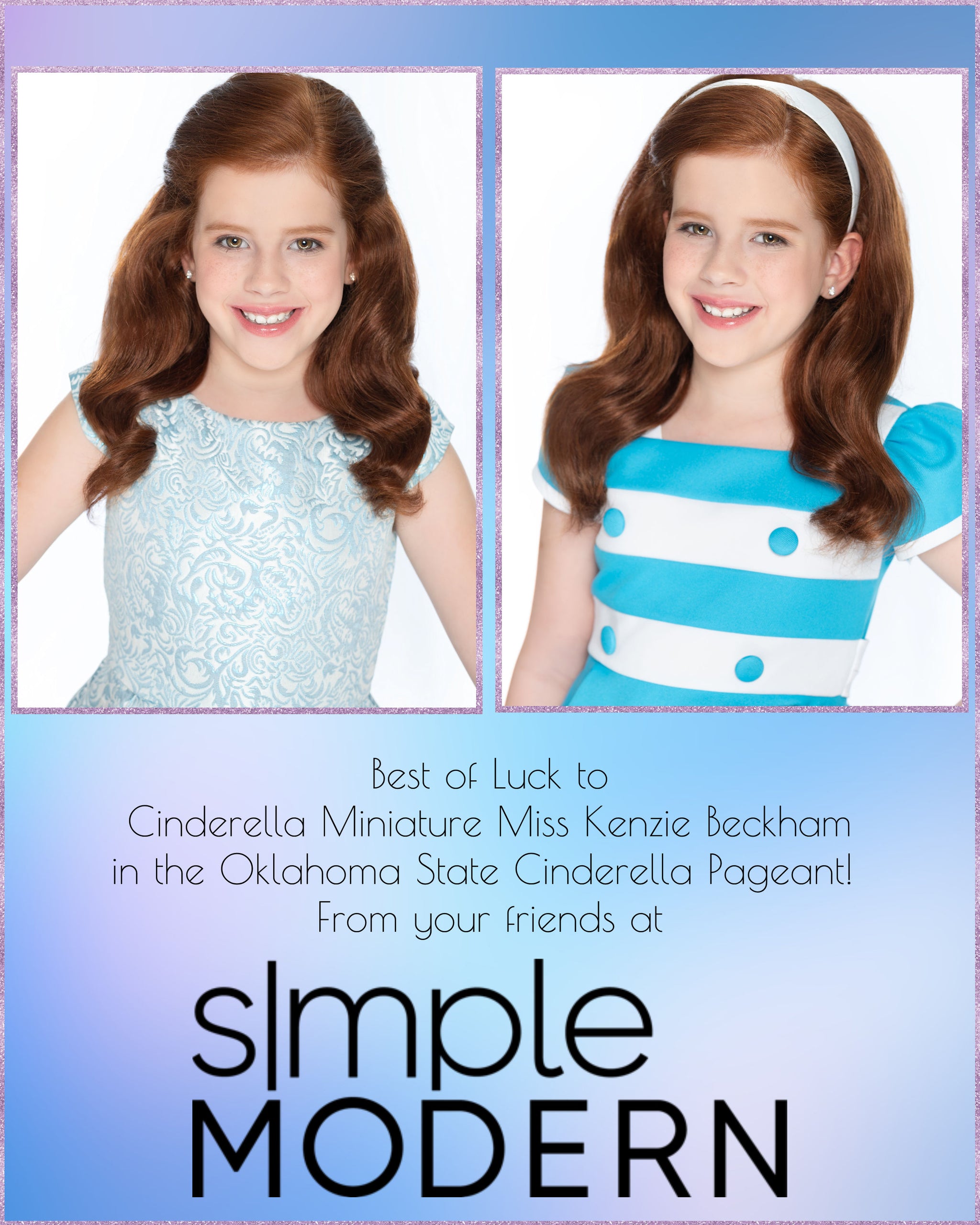 Multi Image Pageant Ad – House of Style Graphics